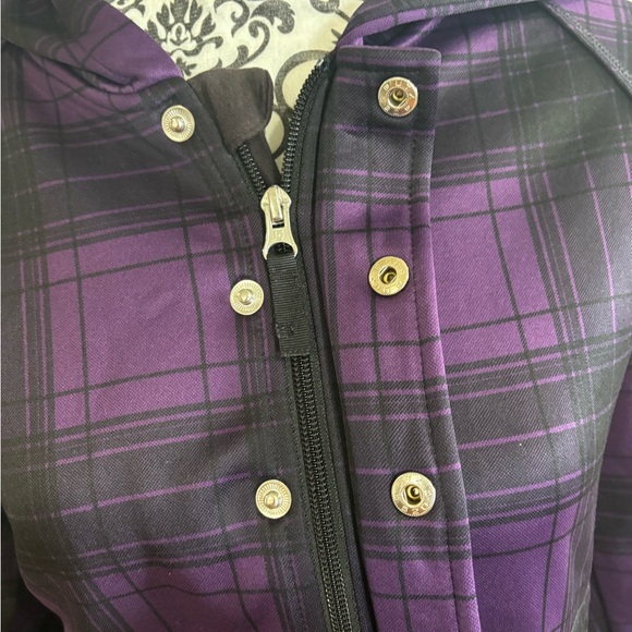 Purple Plaid  Burton Dry Ride Ladies Size Large - Picture 6 of 9